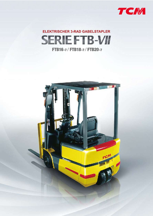इलेक्ट्रिक फोर्कलिफ्ट TCM FTB 16-7