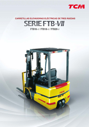 इलेक्ट्रिक फोर्कलिफ्ट TCM FTB 16-7