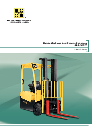इलेक्ट्रिक फोर्कलिफ्ट Hyster J1.6XNT (LWB)