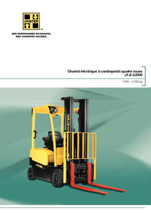 इलेक्ट्रिक फोर्कलिफ्ट Hyster J1.8XN (MWB)