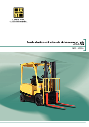 इलेक्ट्रिक फोर्कलिफ्ट Hyster J2.2XN