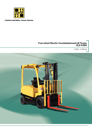 इलेक्ट्रिक फोर्कलिफ्ट Hyster J2.2XN