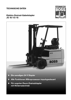 इलेक्ट्रिक फोर्कलिफ्ट Steinbock JE 13-70