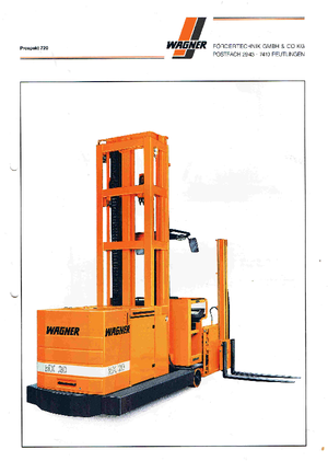 इलेक्ट्रिक साइडलोडर Wagner MX 20 TE 3.900
