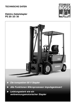 इलेक्ट्रिक फोर्कलिफ्ट Steinbock PE 20