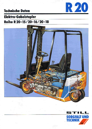 इलेक्ट्रिक फोर्कलिफ्ट Still R 20-15 I