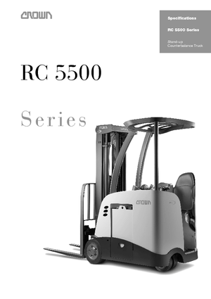 इलेक्ट्रिक फोर्कलिफ्ट Crown RC 5520 1,5