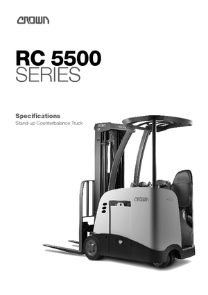 इलेक्ट्रिक फोर्कलिफ्ट Crown RC 5515 1.5