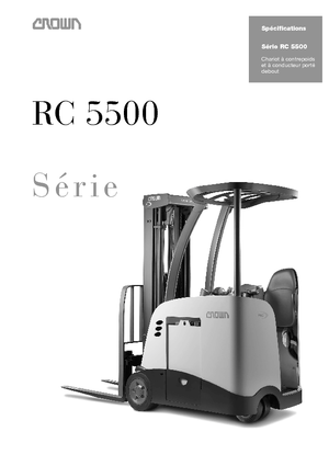 इलेक्ट्रिक फोर्कलिफ्ट Crown RC 5515 1.5