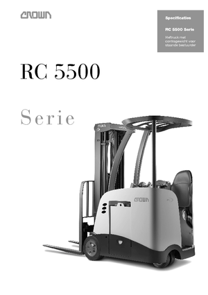 इलेक्ट्रिक फोर्कलिफ्ट Crown RC 5540 1.8
