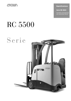 इलेक्ट्रिक फोर्कलिफ्ट Crown RC 5545 1.8