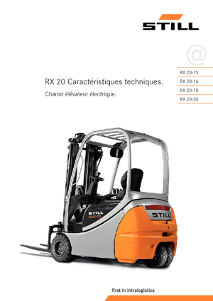 इलेक्ट्रिक फोर्कलिफ्ट Still RX 20-18