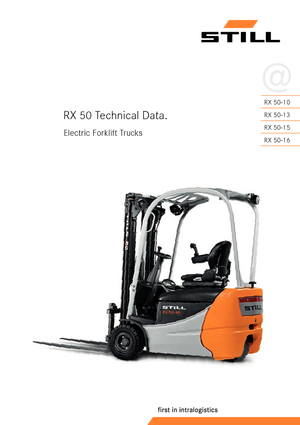 इलेक्ट्रिक फोर्कलिफ्ट Still RX 50-13