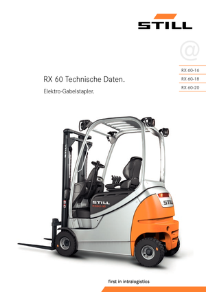 इलेक्ट्रिक फोर्कलिफ्ट Still RX 60-16