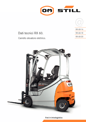 इलेक्ट्रिक फोर्कलिफ्ट Still RX 60-16