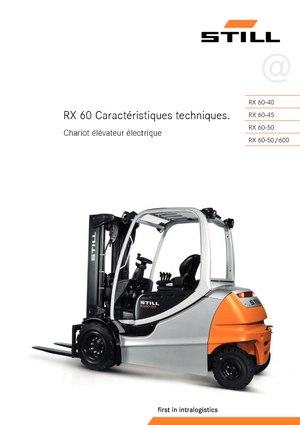 इलेक्ट्रिक फोर्कलिफ्ट Still RX 60-50