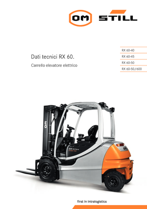 इलेक्ट्रिक फोर्कलिफ्ट Still RX 60-50/600