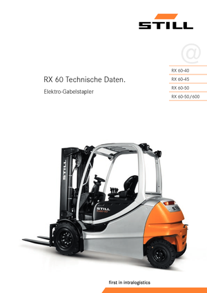 इलेक्ट्रिक फोर्कलिफ्ट Still RX 60-50/600