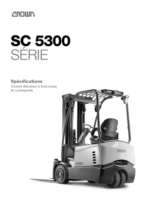 इलेक्ट्रिक फोर्कलिफ्ट Crown SC 5320-1.3