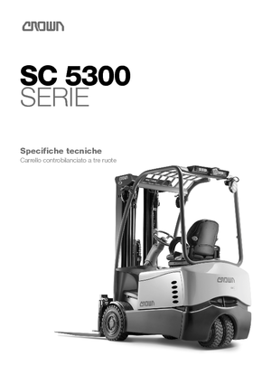 इलेक्ट्रिक फोर्कलिफ्ट Crown SC 5320-1.3