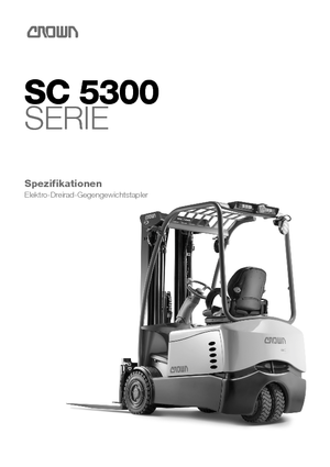 इलेक्ट्रिक फोर्कलिफ्ट Crown SC 5320-1.3