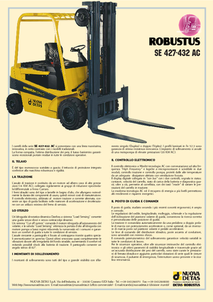 इलेक्ट्रिक फोर्कलिफ्ट Nuova Detas SE 432 AC