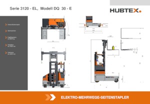 इलेक्ट्रिक साइडलोडर Hubtex DS 30 EL