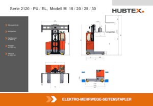 इलेक्ट्रिक साइडलोडर Hubtex M 20
