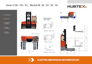 इलेक्ट्रिक साइडलोडर Hubtex M 35