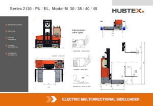 इलेक्ट्रिक साइडलोडर Hubtex M 45