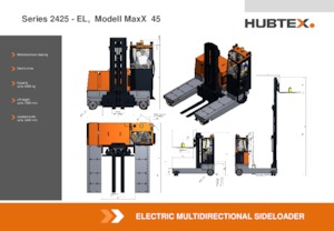 इलेक्ट्रिक साइडलोडर Hubtex MaxX 45 EL