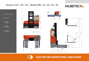इलेक्ट्रिक साइडलोडर Hubtex MQ 30