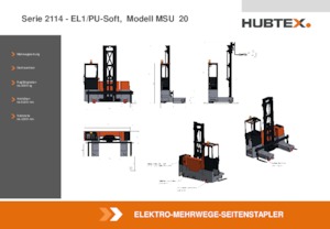 इलेक्ट्रिक साइडलोडर Hubtex MSU 20 EL1