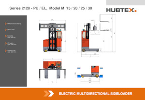 इलेक्ट्रिक साइडलोडर Hubtex MQ 20