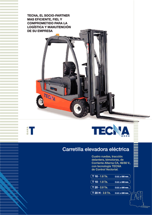 इलेक्ट्रिक फोर्कलिफ्ट Tecna T 16