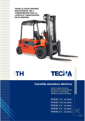 इलेक्ट्रिक फोर्कलिफ्ट Tecna TH 40