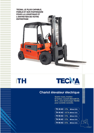 इलेक्ट्रिक फोर्कलिफ्ट Tecna TH 40
