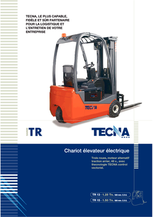 इलेक्ट्रिक फोर्कलिफ्ट Tecna TR 15