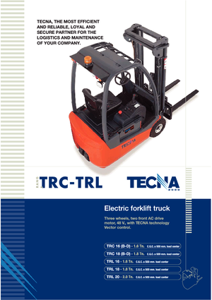 इलेक्ट्रिक फोर्कलिफ्ट Tecna TRL 18