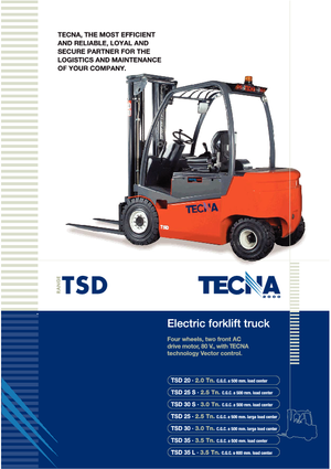 इलेक्ट्रिक फोर्कलिफ्ट Tecna TSD 30