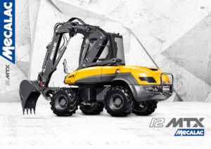 इलेक्ट्रिक व्हील एक्सकेवेटर Mecalac e12