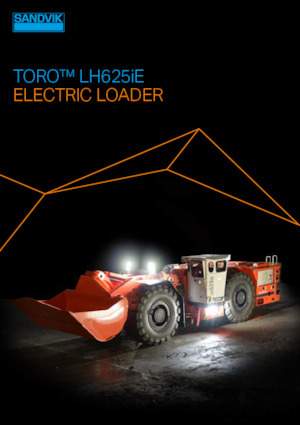 इलेक्ट्रिक व्हील लोडर Sandvik LH625iE