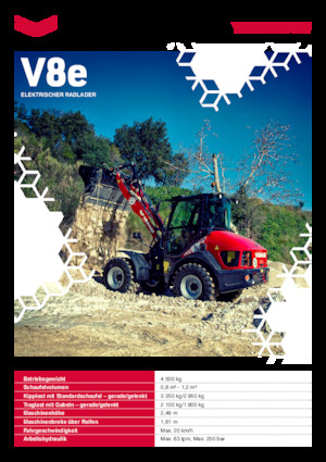 इलेक्ट्रिक व्हील लोडर Yanmar V 8e