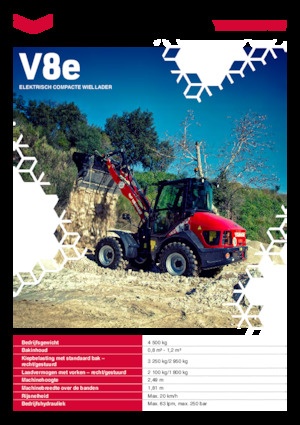 इलेक्ट्रिक व्हील लोडर Yanmar V 8e