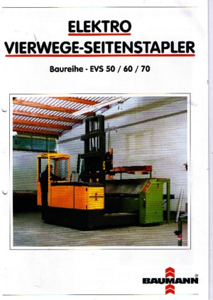 इलेक्ट्रिक मल्टीडायरेक्शनल फोर्कलिफ्ट Baumann EVS 50/16/33