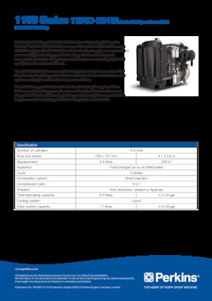 इंजन Perkins 1104D-E44TA