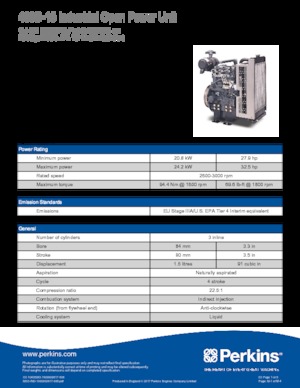 इंजन Perkins 403D-15