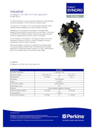 इंजन Perkins 404J-E22T