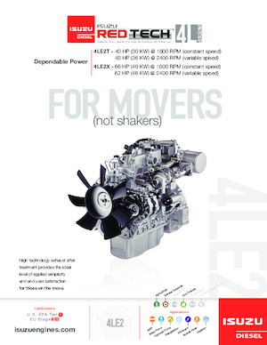 इंजन Isuzu 4LE2T