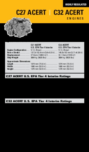 इंजन Caterpillar C32
